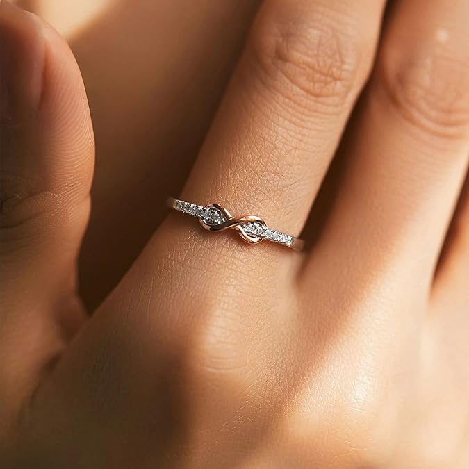 Anillo Infinito Plata Circonia +CAJALUJO
