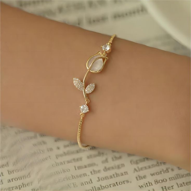 Pulsera Tulipan Blanco