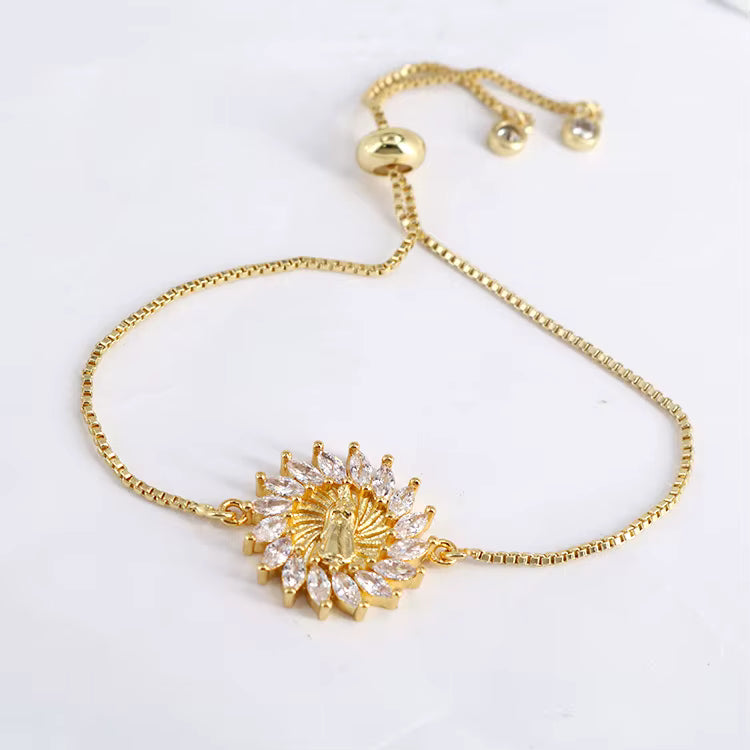 Pulsera Girasol Giratorio